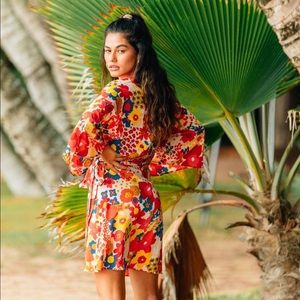 XIX Palms Joshua Tree Kimono Mini Dress